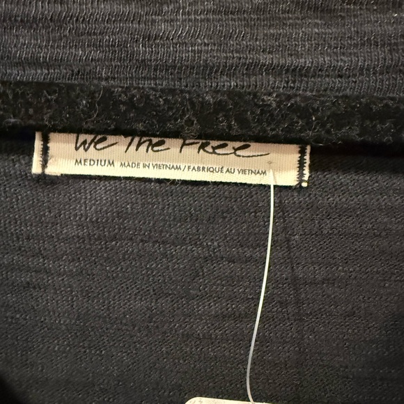 We The Free Asymmetrical Black Top - Picture 2 of 4